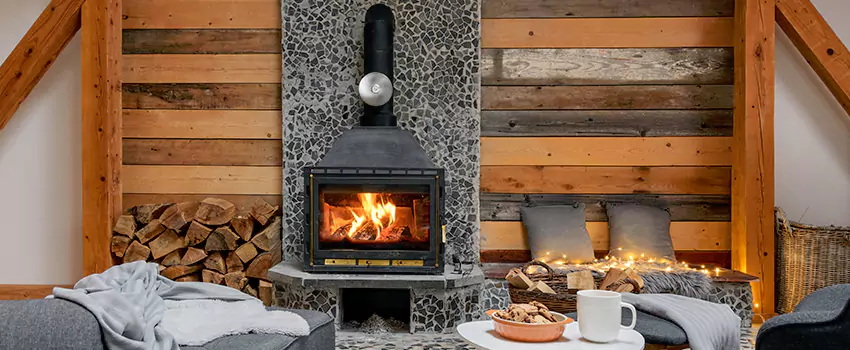 Thelin Hearth Products Direct Vent Gas Stove Fireplace Inspection in Palm Harbor, Florida